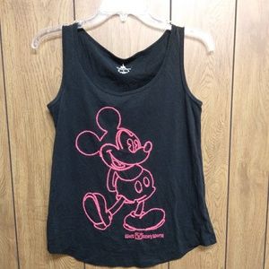 Disney Parks Embroidered Pink Mickey Frontal Women